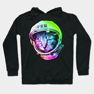 Space Cat in Astronaut Hoodie